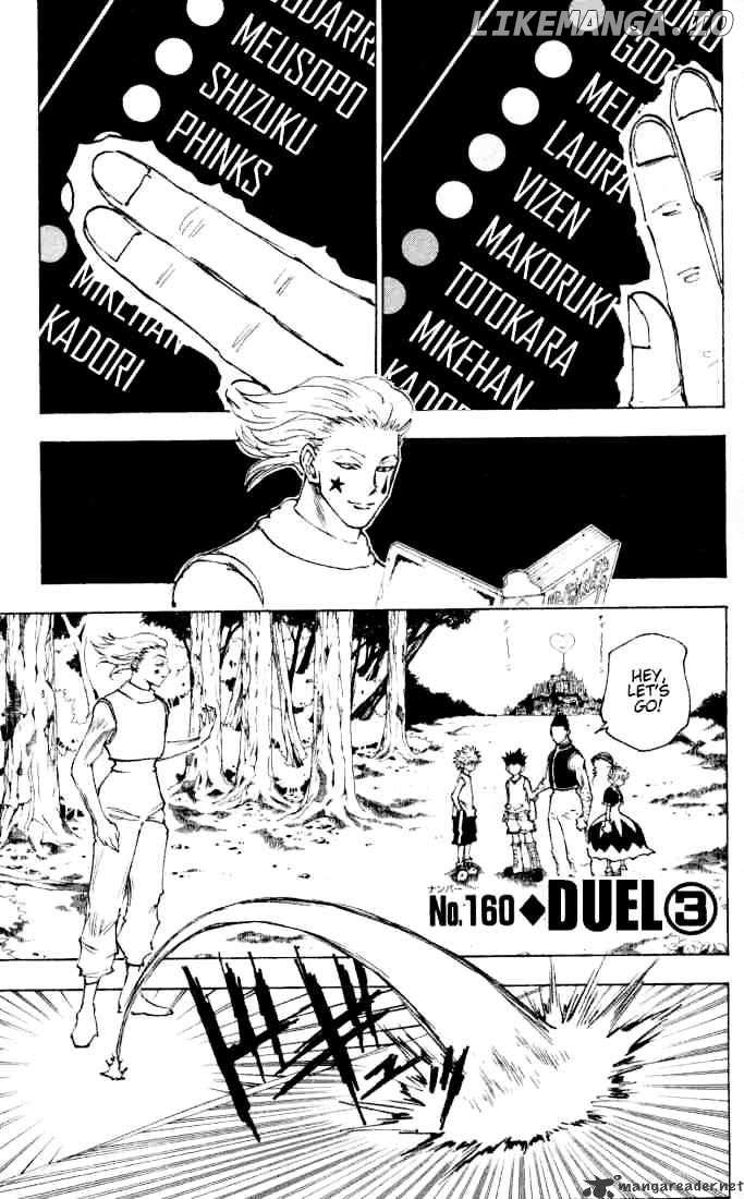 Hunter x Hunter, Chapter 160 image 01